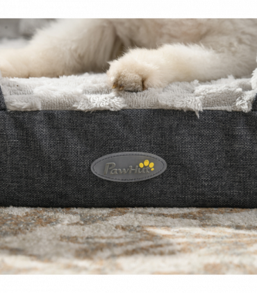 PawHut Dog Bed Calming Pet Bed Dog Mattress for Large Dogs - Charcoal Grey