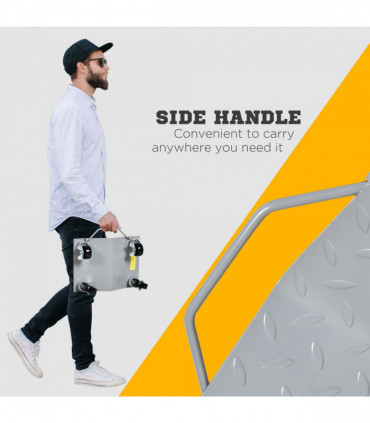 PawHut Dog Crate Furniture w/ Sliding Door, 118 x 75.5 x 82cm, Walnut Brown