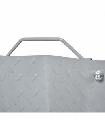 PawHut Dog Crate Furniture w/ Sliding Door, 118 x 75.5 x 82cm, Walnut Brown