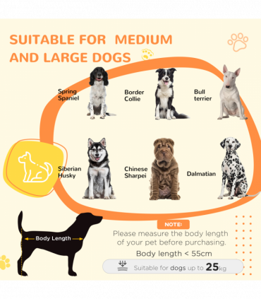 PawHut Dog Crate Furniture, Dog Crate End Table w/ Soft Cushion, Double Door