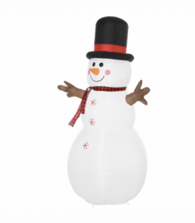 6ft Giant Inflatable Snowman Christmas Deco LED Lights Accessories Cute Family