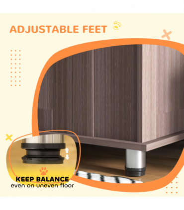 PawHut Dog Crate Kennel Cage for Extra Large Dog, Indoor End Table, Purple