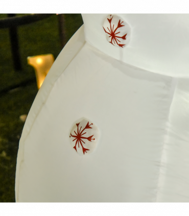 6ft Giant Inflatable Snowman Christmas Deco LED Lights Accessories Cute Family