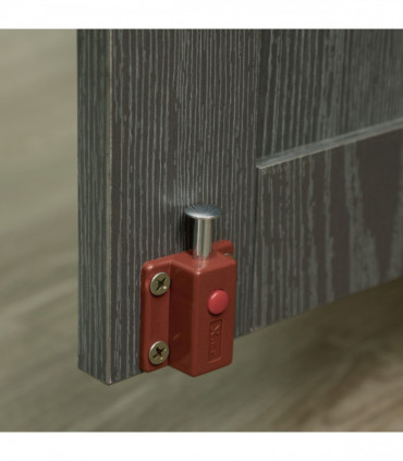 PawHut Dog Crate Kennel Cage for Medium Large Dog, Indoor End Table, Grey