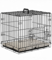 PawHut Dog Crate with 2 Doors, Tray, Soft Cushion, for Extra Small Dogs