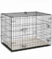 PawHut Dog Crate with 2 Doors, Tray, Soft Cushion, for Small Dogs