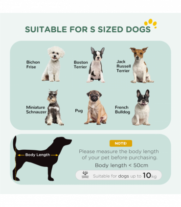 PawHut Dog Crate with 2 Doors, Tray, Soft Cushion, for Small Dogs