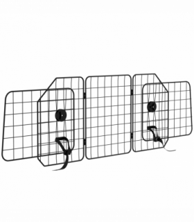 PawHut Dog Guard for SUVs, Vehicles, Vans, Car Barrier with Adjustable Width
