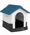 PawHut Dog Kennel for Outside, for XS and S Dogs, 80 x 69 x 76cm, Blue