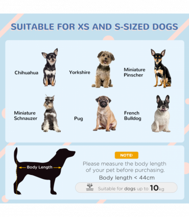 PawHut Dog Kennel for Outside, for XS and S Dogs, 80 x 69 x 76cm, Grey