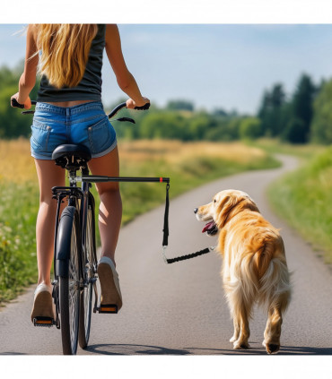 PawHut Dog Lead for Bicycle, Easy Installation, for Cycling, Training