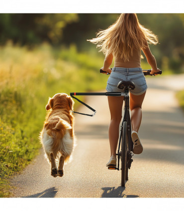PawHut Dog Lead for Bicycle, Easy Installation, for Cycling, Training