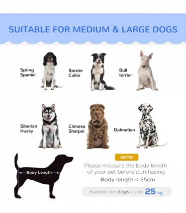 PawHut Dog Sofa, Pet Couch Bed for Medium, Large Dogs w/ Legs, Cushion - Grey