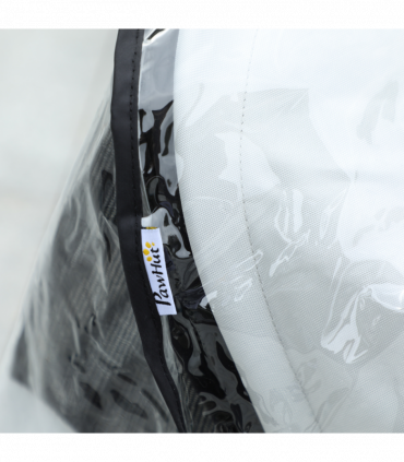 PawHut Dog Stroller Rain Cover w/ Rear Entry, Cover, for Dog Pram