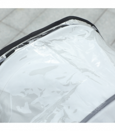 PawHut Dog Stroller Rain Cover w/ Rear Entry, Cover, for Dog Pram