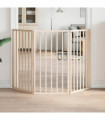 vidaXL Dog Gate Foldable 3 Panels 150 cm Poplar Wood