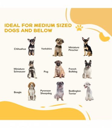 PawHut Foldable Dog Gate, Freestanding Pet Gate with Two Support Feet - Grey