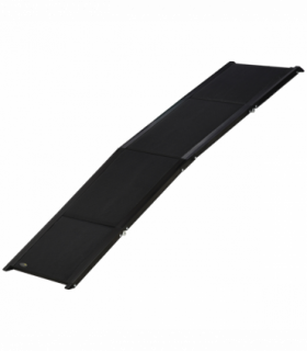 PawHut Folding Dog Ramp for XL Dogs w/ Non-Slip Surface, Portable Car Pet Ramp