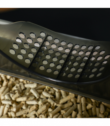 PawHut Hooded Cat Litter Tray with Scoop Drawer Pan, Handle, Deodorant