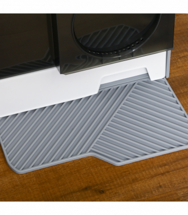 PawHut Hooded Cat Litter Tray with Scoop Drawer Pan, Handle, Deodorant