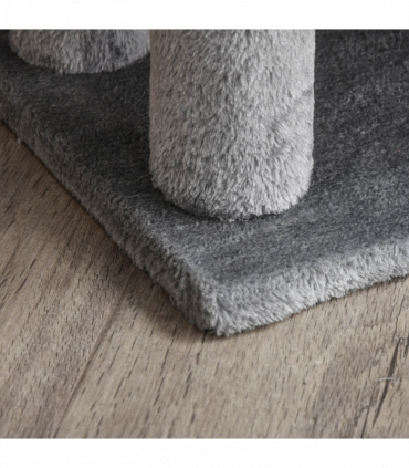 PawHut Pet Stairs with 3-step Stair, Scratching Posts, Platforms, Toy Ball