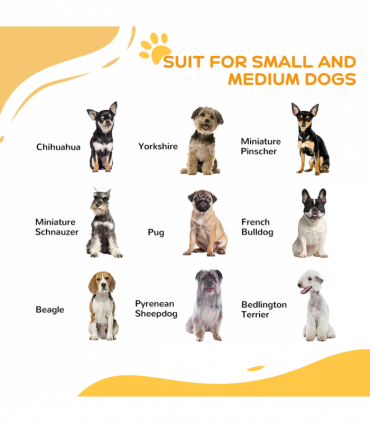 PawHut Pressure Fit Safety Gate, Dog Gate w/ Small Cat Door, 74-100cm Openings