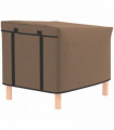 PawHut Rabbit Hutch Cover, Guinea Pig Hutch Cover for X-D2-0047, Brown