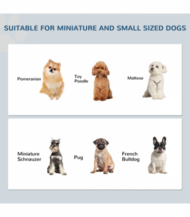 PawHut Raised Dog Bowls Pet Feeder Raised Elevated Stainless Steel Food Grey