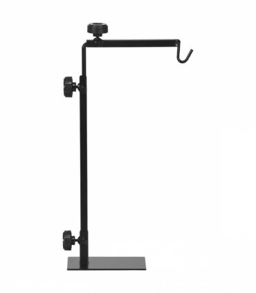 PawHut Reptile Lamp Stand, Adjustable Lamp Holder with Hook Hanging Base