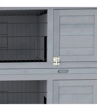 PawHut Walk in Chicken Run w/ Cover, Hanging Feeder, Perch, for 6-8 Chickens