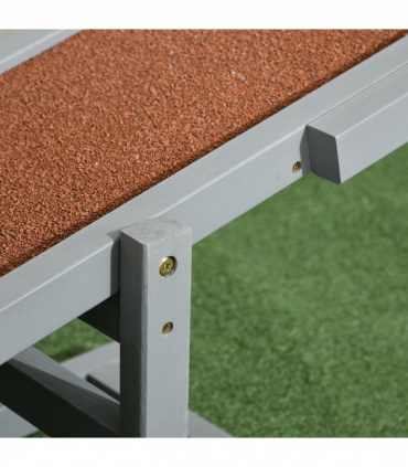 PawHut Wooden Pet Seesaw for Big Dogs with Anti-Slip Surface, 180 x 30 x 30cm