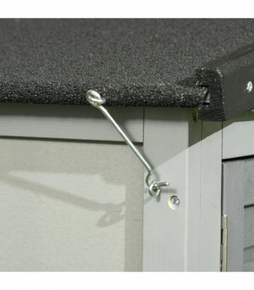 Pawhut Rabbit Hutch Pet House Outdoor Run Design w/ Water-Resistant Paint Ramp