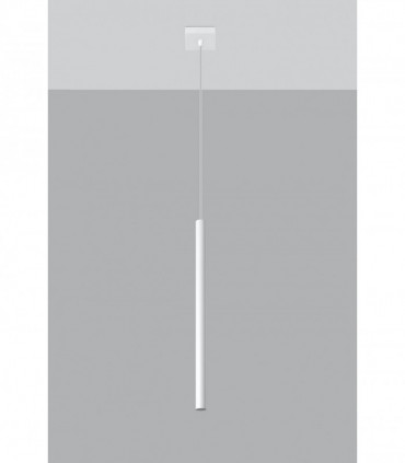 Pendant lamp PASTELO 1 White Round Tube Shape Spot Modern Loft Design LED G9