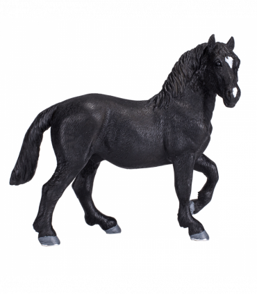 Percheron Horse Toy  Realistic Equestrian Model