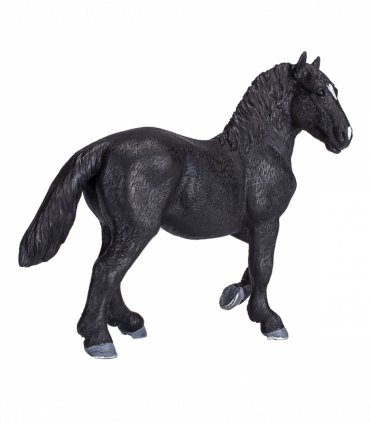 Percheron Horse Toy  Realistic Equestrian Model
