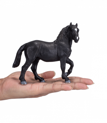 Percheron Horse Toy  Realistic Equestrian Model