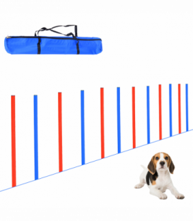 Pet Agility Set Training Play Kit Dog Hoop Poles Tunnel Obedience Equipment