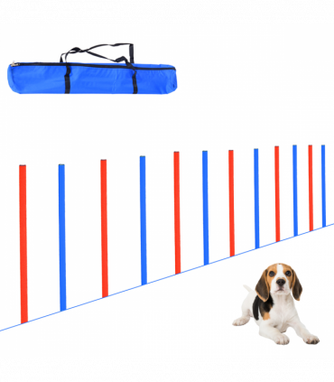 Pet Agility Set Training Play Kit Dog Hoop Poles Tunnel Obedience Equipment