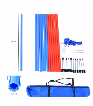 Pet Agility Set Training Play Kit Dog Hoop Poles Tunnel Obedience Equipment