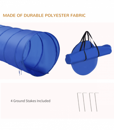 Pet Agility Training Equipment Dog Play Run Jump (Poles + Hurdle + Tunnel +