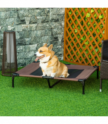 Pet Bed Raised Cot Dog Cat Elevated Puppy Hammock Camping Portable Waterproof