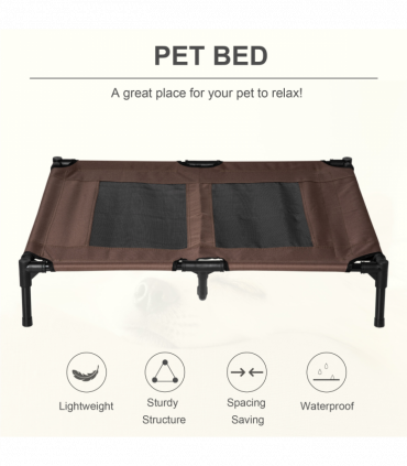 Pet Bed Raised Cot Dog Cat Elevated Puppy Hammock Camping Portable Waterproof