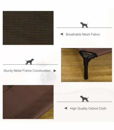 Pet Bed Raised Cot Dog Cat Elevated Puppy Hammock Camping Portable Waterproof