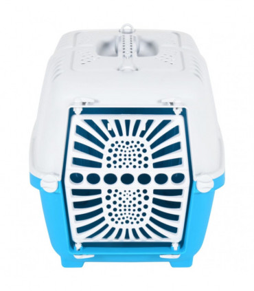 Pet Carrier White and Blue 48x31.5x33cm Polypropylene