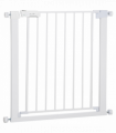 Pet Safety Gate Door Barrier Dog Metal Pet Barrier for Doorway White 75-82 cm