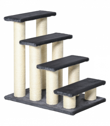 Pet Stair Dog Cat Step Ladder Climb Plush Soft Comfort Particle Board