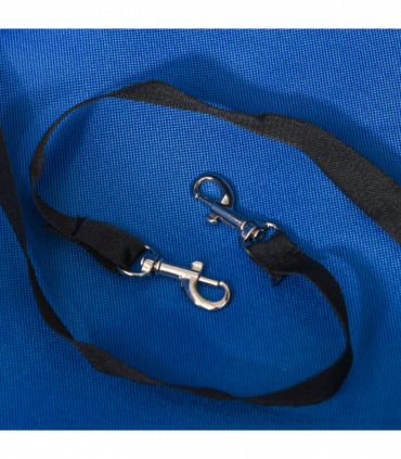 Pet Stroller  Foldable Travel Carriage with Brake Basket Adjustable Canopy