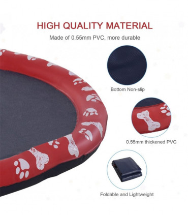 Pet splash sprinkler pad