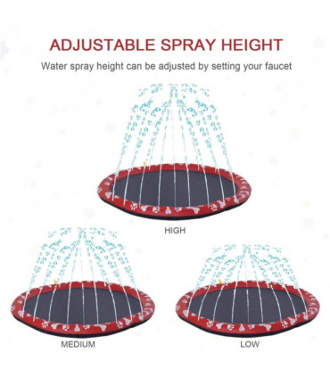 Pet splash sprinkler pad
