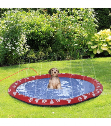 Pet splash sprinkler pad